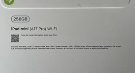 New
													Apple iPad Mini 7th Gen - Wi-Fi, Gray, 256 GB, A2993, photo 2 of 5