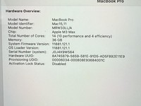 MacBook Pro Late 2023 (M3) - 16"
