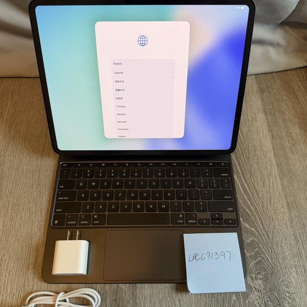 Apple iPad Pro 13 inch (M4) 2024 - Wi-Fi, 256 GB, Black, 8 GB, A2925, Standard Glass