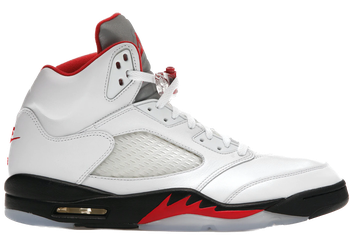 Jordan 5 Retro Fire Red Silver Tongue (2020) for sale