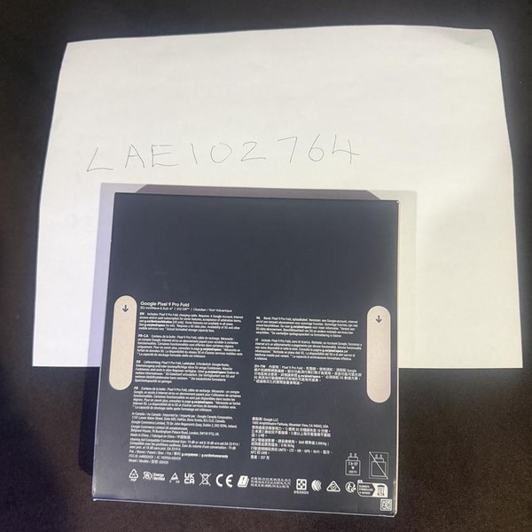 Google Pixel 9 Pro Fold - Unlocked, 512 GB, Obsidian, GGH2X