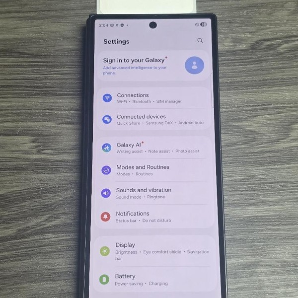 Samsung Galaxy Z Fold6 - Unlocked, 256 GB, Black, 12 GB, SM-F956U1