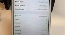Good
													Apple iPhone 6 Plus - Unlocked, Gold, 64 GB, A1522, photo 4 of 6