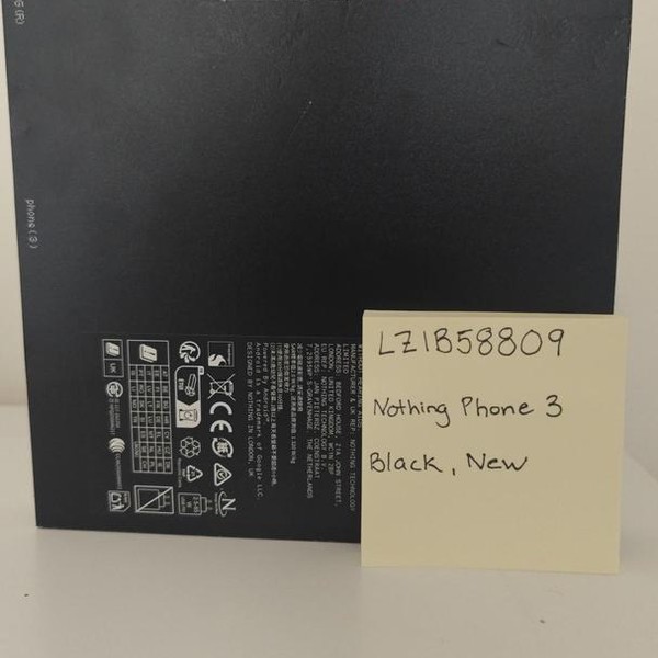 Nothing Phone (3) - Unlocked Non-US, 512 GB, Black, 16 GB
