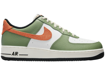 Nike Air Force 1 Low '07 Oil Green Orange for sale