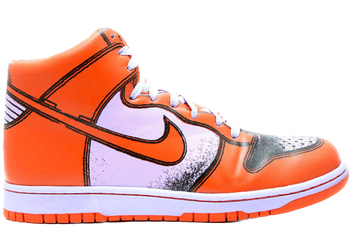 Nike Dunk High 1 Piece Premium Lilac Ice Deep Orange for sale