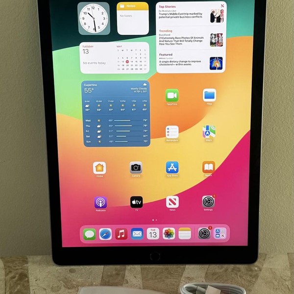 Apple iPad Pro 12.9 inch 2nd Gen 2017 - Unlocked, 64 GB, Gray