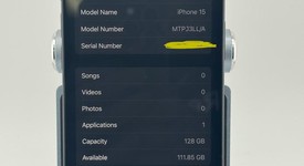 Good
													Apple iPhone 15 - Unlocked, Black, 128 GB, A2846, photo 3 of 16