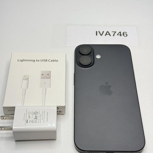 Apple iPhone 16 - Unlocked, 128 GB, Black, A3081