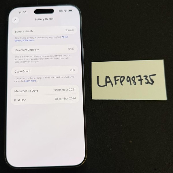 Apple iPhone 16 Pro Max - T-Mobile, 256 GB, Natural, A3084