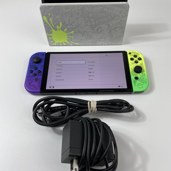 Nintendo Switch - OLED - 64 GB, White, Splatoon 3