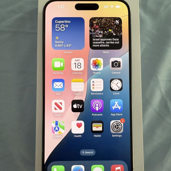 Apple iPhone 15 Pro Max - Unlocked, 256 GB, White, A2849