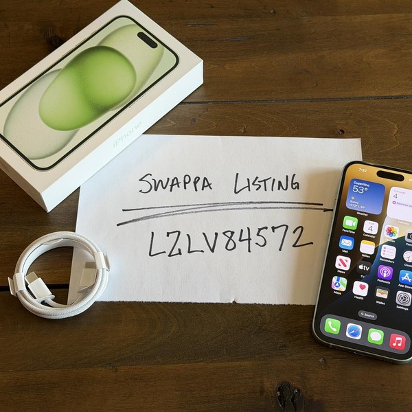 Apple iPhone 15 - Unlocked, 256 GB, Green, A2846
