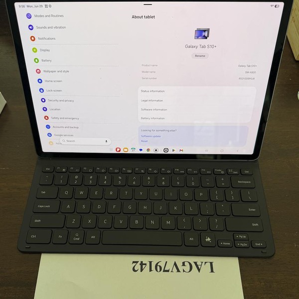 Samsung Galaxy Tab S10 Plus - Wi-Fi, 512 GB, Moonstone Gray, 12 GB, SM-X820