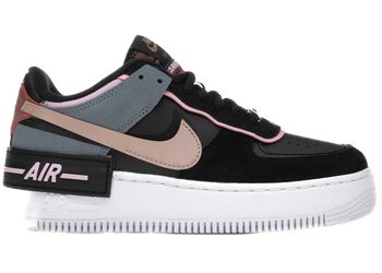 Nike Air Force 1 Low Shadow Black Light Arctic Pink Claystone Red (Women's) for sale