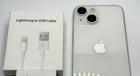 Good
													Apple iPhone 13 Mini - Unlocked, Starlight, 256 GB, A2481, photo 4 of 5