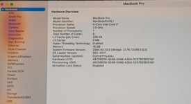 Good
													MacBook Pro 2018 (With Touch Bar) - 15" - I7, Gray, 512 GB, 16 GB, photo 4 of 11