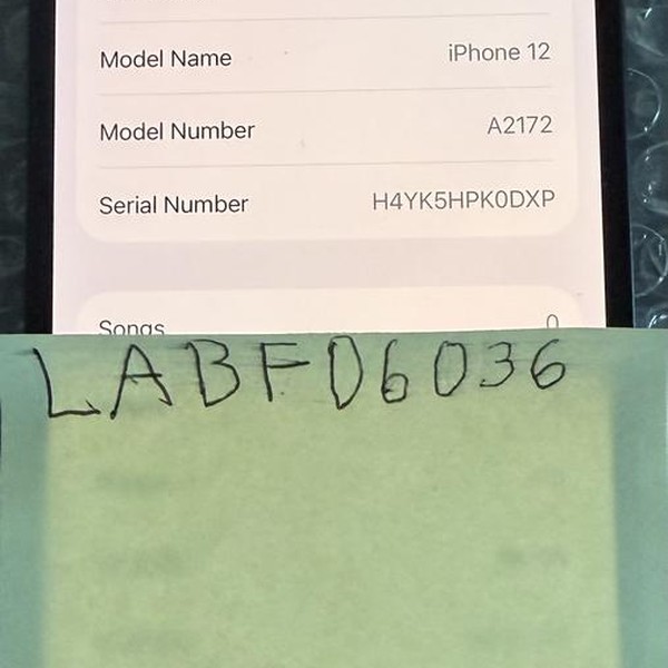 Apple iPhone 12 - Unlocked, Black, 64 GB, A2172