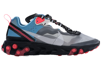 Nike React Element 87 Blue Chill Solar Red for sale