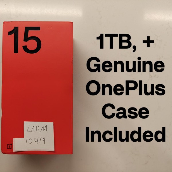 OnePlus 15 - Unlocked Non-US, 1 TB, Sand Storm, 16 GB
