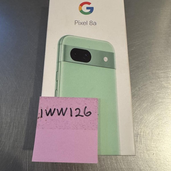 Google Pixel 8a - Unlocked, 128 GB, Aloe, 8 GB, GKV4X, Sub-6 5G