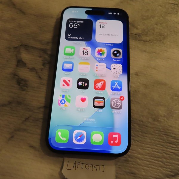 Apple iPhone 15 Pro - Unlocked, 128 GB, Black, A2848