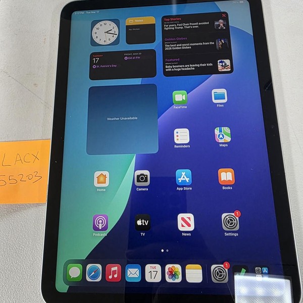 Apple iPad 11th Gen - Wi-Fi, 256 GB, Silver, A3354