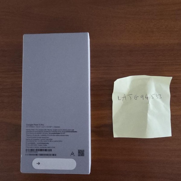 Google Pixel 11 Pro - Unlocked, 512 GB, Obsidian, 16 GB, G7SWN