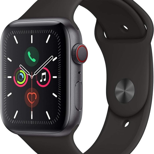 Apple Watch Series 5 44mm - Unlocked, Gray, A2095 Cellular, Aluminum