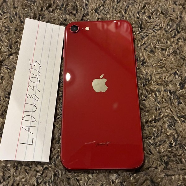 Apple iPhone SE 3rd Gen 2022 - Unlocked, 64 GB, Red, A2595