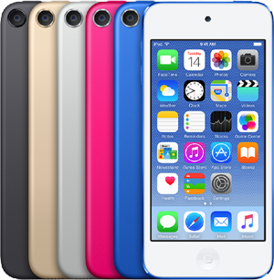 Apple iPod Touch 6th Gen - Wi-Fi, Silver, 64 GB