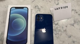 Good
													Apple iPhone 12 - Unlocked, Blue, 128 GB, A2172, photo 1 of 7