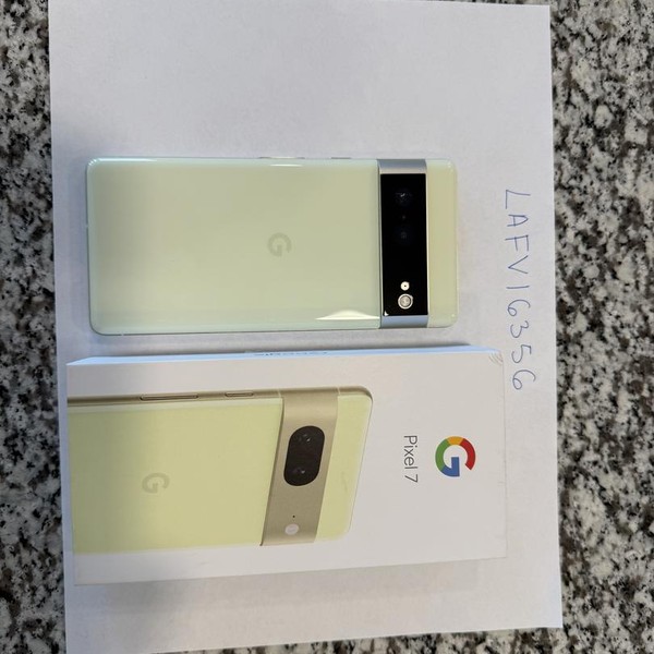 Google Pixel 7 - Unlocked, 128 GB, Lemongrass, 8 GB, GQML3, mmWave 5G