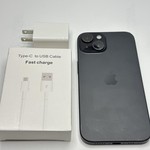 Good Apple iPhone 15 - Unlocked, 256 GB, Black, A2846