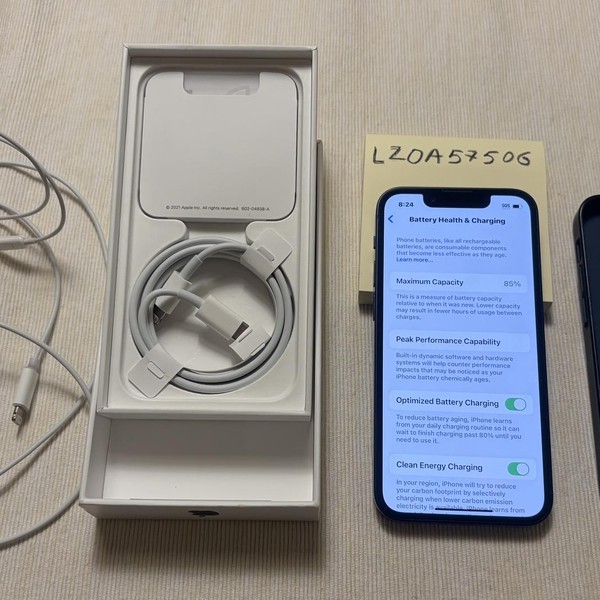 Apple iPhone 13 Mini - Unlocked, 128 GB, Midnight, A2481