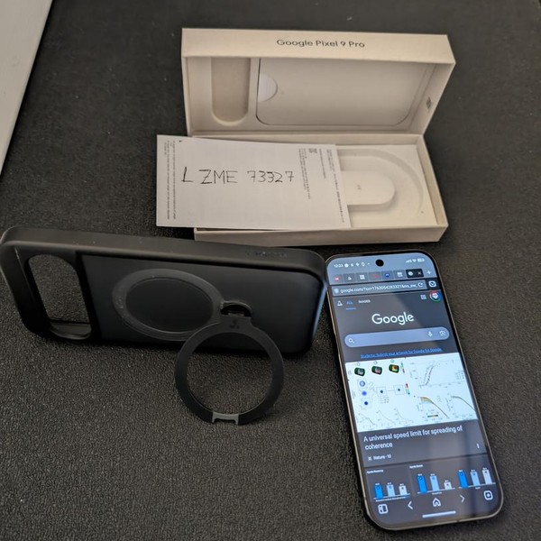 Google Pixel 9 Pro - Unlocked, 256 GB, Obsidian, 16 GB, GR83Y