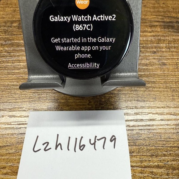 Samsung Galaxy Watch Active2 44mm - Unlocked, Black, Stainless Steel