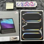 Mint Apple iPad Pro 13 inch (M4) 2024 - Unlocked, 1 TB, Silver, 16 GB, A2926, Standard Glass