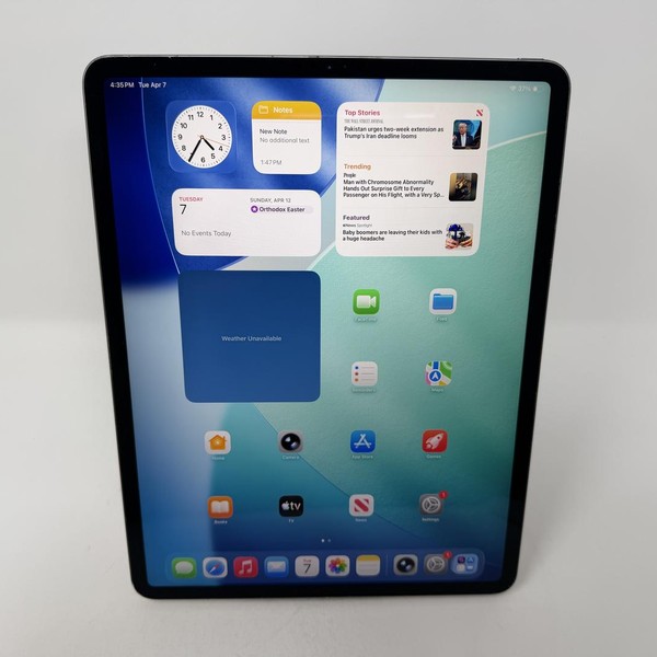 Apple iPad Pro 12.9 inch 4th Gen 2020 - Wi-Fi, 128 GB, Gray, A2229