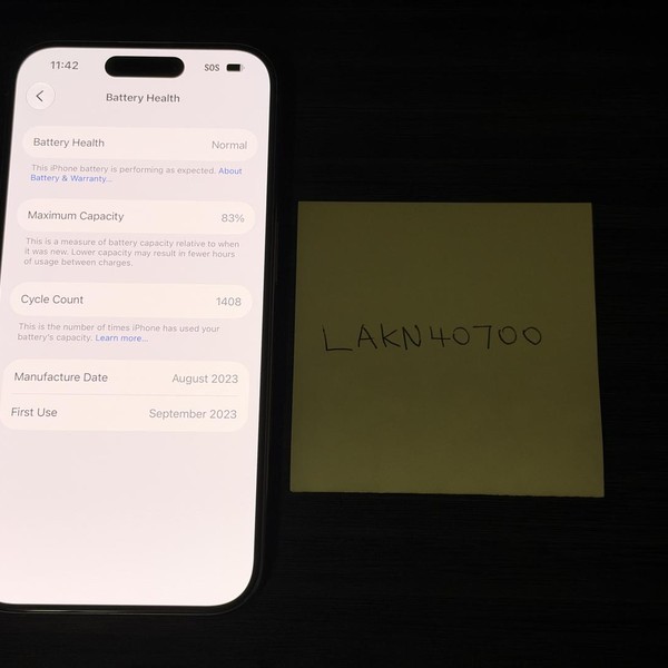 Apple iPhone 15 Pro - Unlocked, 128 GB, Natural, A2848