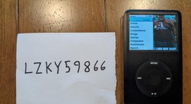 Fair
													Apple iPod Classic 6th Gen 2008 - Black, 80 GB, photo 1 of 4