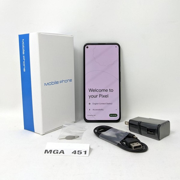 Google Pixel 5a 5G - Unlocked, 128 GB, Black, 6 GB