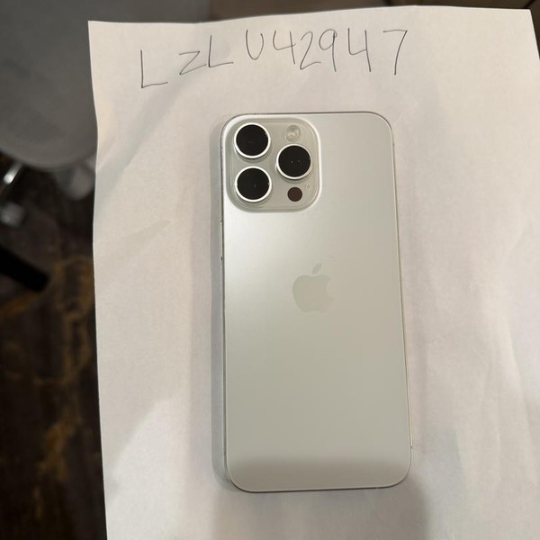 Apple iPhone 15 Pro Max - Unlocked, 512 GB, White, A2849