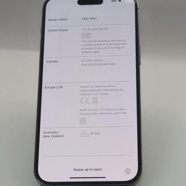 Apple iPhone 14 Pro Max - Unlocked, Purple, 128 GB, A2651