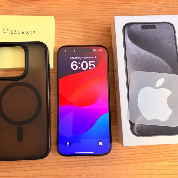 Apple iPhone 15 Pro - Unlocked, 128 GB, Black, A2848