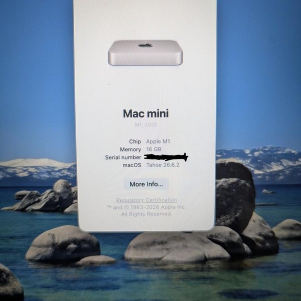Mac mini 2020 - 1 TB, Silver, 16 GB, Apple M1