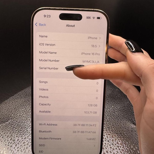 Apple iPhone 16 Pro - T-Mobile, 128 GB, Desert, A3083