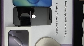Good
													Apple iPhone 16 Pro - Unlocked, Black, 256 GB, A3083, photo 2 of 5