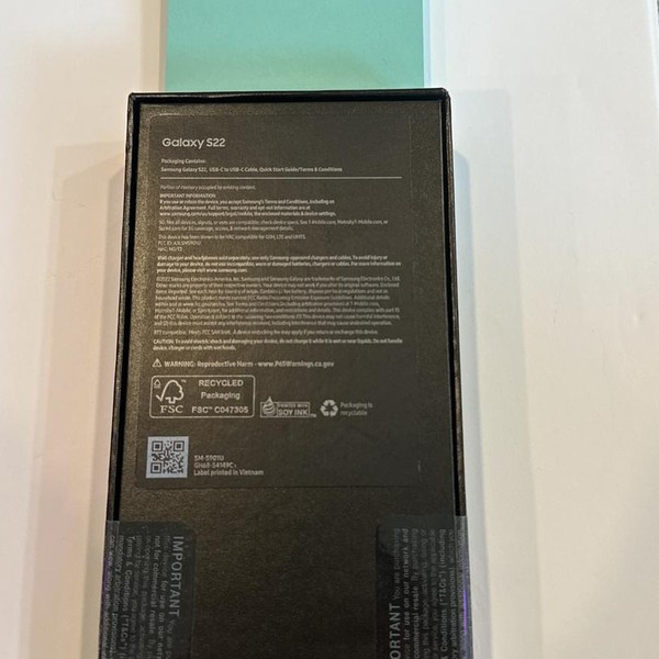 Samsung Galaxy S22 - T-Mobile, 128 GB, Green, 8 GB, SM-S901U