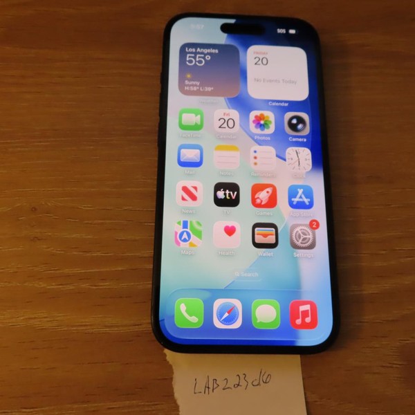 Apple iPhone 15 - T-Mobile, 128 GB, Black, A2846